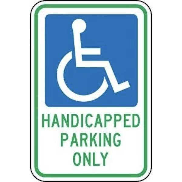 Accuform FEDERAL PARKING SIGN HANDICAPPED FRA217RA FRA217RA - main
